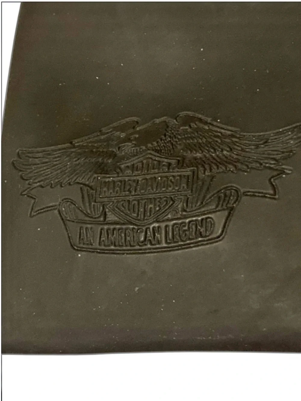 VTG Harley Davidson Black Drawstring Glasses Sunglasses Pouch Embossed Logo